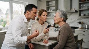 „Deine Vorfahren waren ein Haufen bettelarmer Habenichtse!“ sagte er am Esstisch vor seiner Mutter, die dünn lächelte, während er am nächsten Morgen den Tresor öffnen wollte