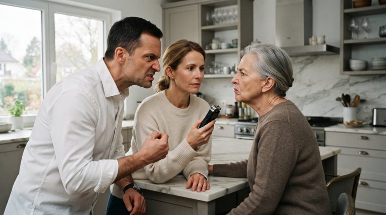 „Deine Vorfahren waren ein Haufen bettelarmer Habenichtse!“ sagte er am Esstisch vor seiner Mutter, die dünn lächelte, während er am nächsten Morgen den Tresor öffnen wollte