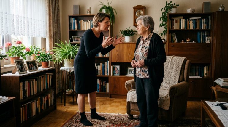 „Die Wohnung gehört meiner Tante“ behauptete sie, um ihre wahre Herkunft zu verbergen